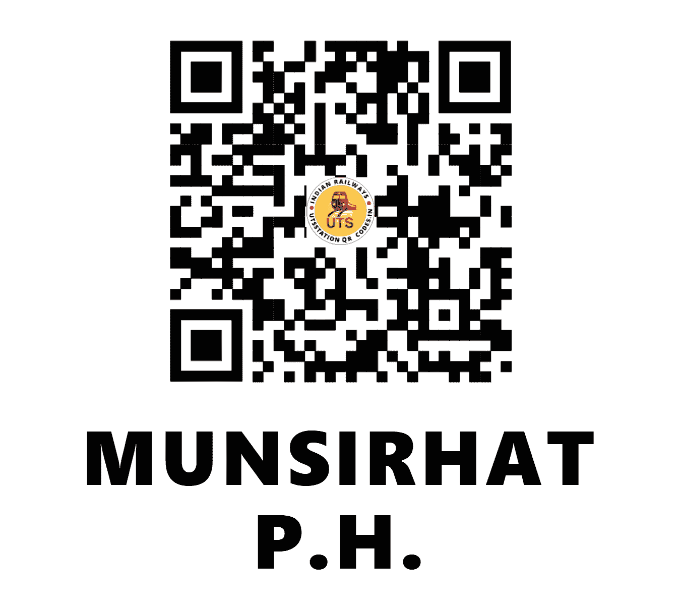 UTS QR Code for MUNSIRHAT P.H. - MNH (SE - WEST BENGAL)